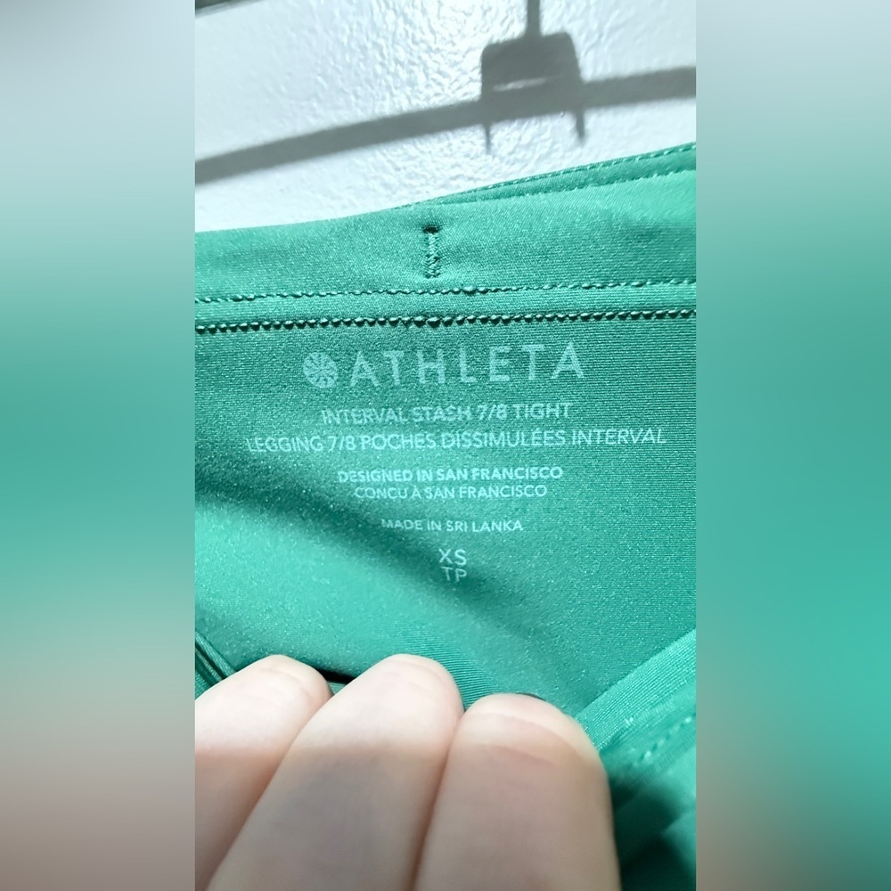 Athleta Interval Stash Leggings - Green - Picture 5 of 5